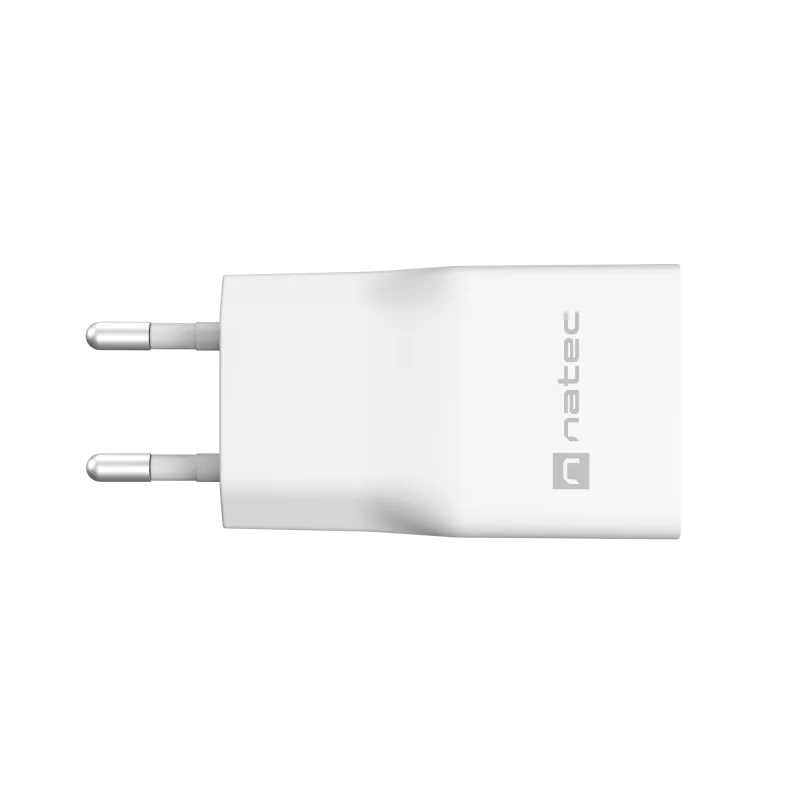Zasilacz NATEC Ribera NUC-2376 — 1× USB-A, 1× USB-C, wyjście 3 A