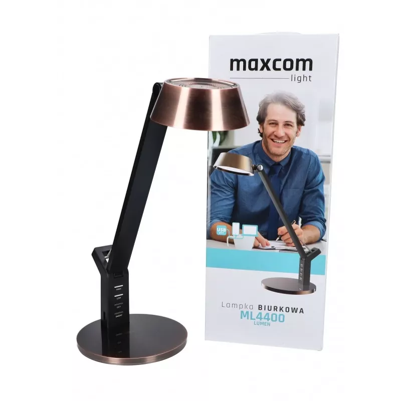 Maxcom ML 4400 Lumen lampka biurkowa LED