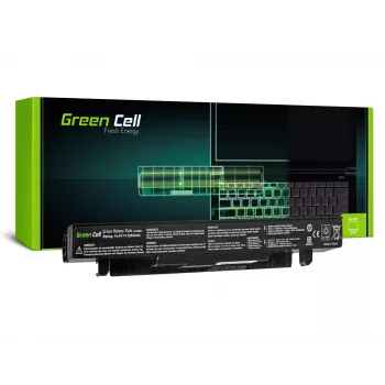 Bateria zielony Cell AS58 do laptopów ASUS — Li-Ion 2200 mAh, 14.4 V, 4 ogniwa, czarna