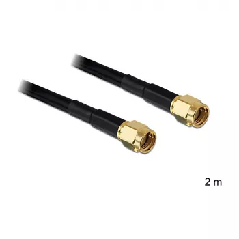 Kabel koncentryczny DeLOCK RP-SMA - RP-SMA 2m