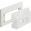 Keystone adapter plate, Mounting/Montage (Biały)