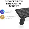 Logitech Pebble 2 Combo Bezprzewodowa Klawiatura i Mysz QWERTZ Niemiecki Grafit