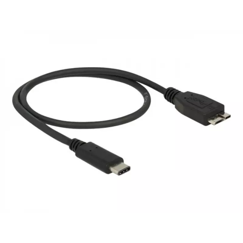 Kabel USB DeLOCK 0.5m USB3.1 C - MicroUSB3.1 B