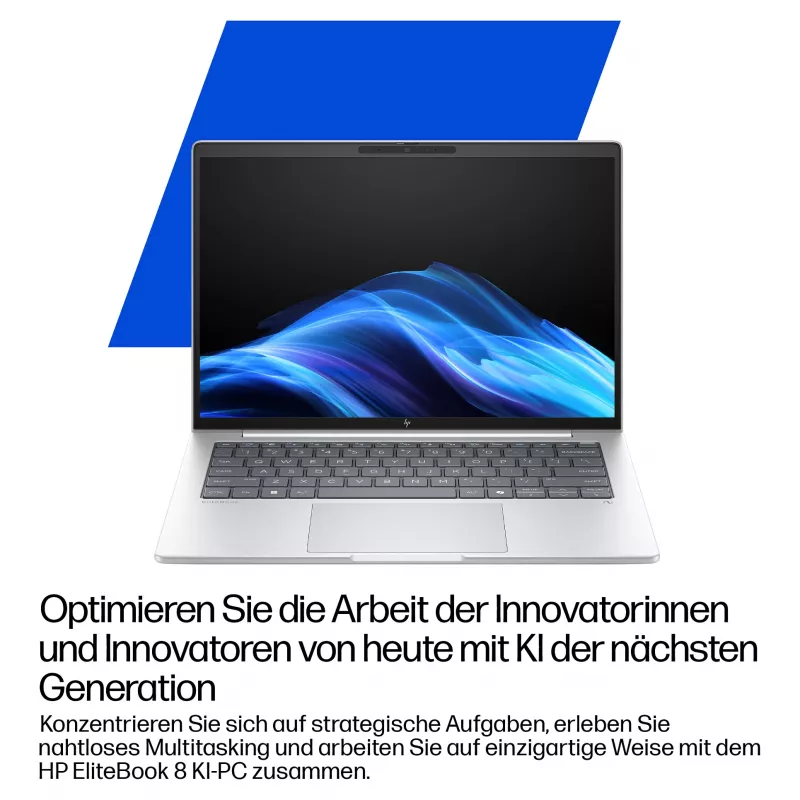 HP EliteBook 8 G1i CU5 226V/16GB/512SSD/W11 Pro 3J Gwarancja (DE) - Układ klawiatury może być niemiecki