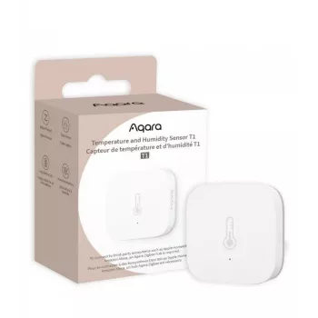 Czujnik Aqara TH-S02D biały temperatura i wilgotność. HomeKit Alexa Google
