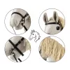 Pluszowy konik na kiju Milly Mally 6626 jasnoszary – milly mally pluszowa zabawka, konik na kiju do jazdy