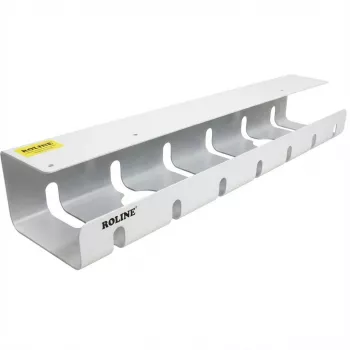 ROLINE Easy2Open Kabelkanal, Untertischmontage, wei, 44,9 cm