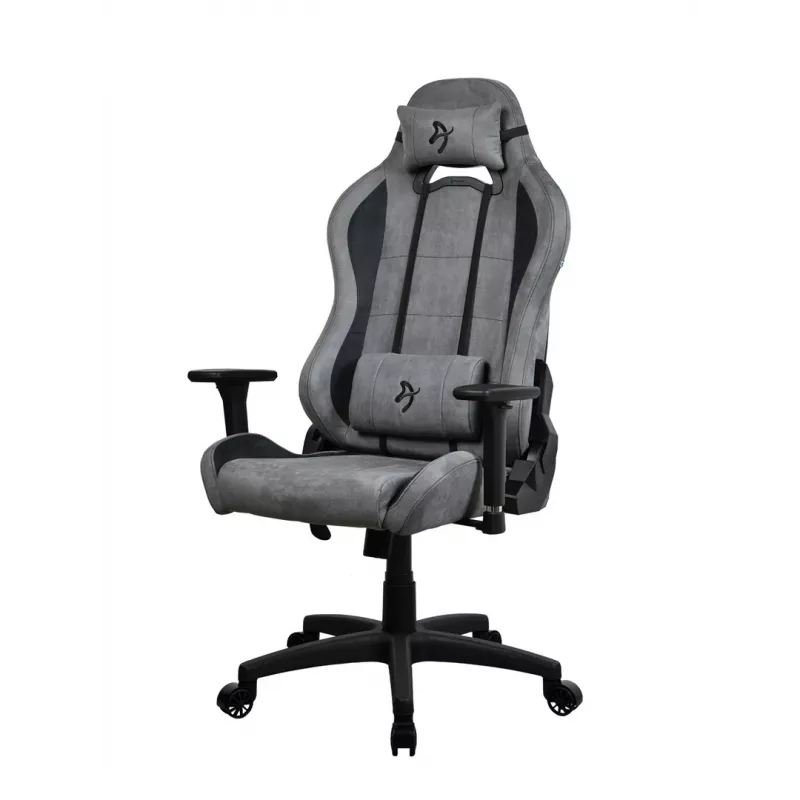 Fotel gamingowy Arozzi Torretta SuperSoft Anthracite — ergonomiczny design, regulowane podłokietniki, odchylane oparcie