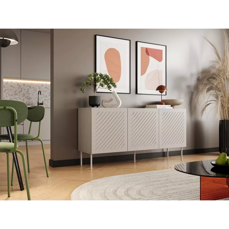 Cama SIENA komoda 150,5x40x75 matowy kaszmir