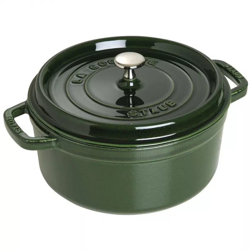 Żeliwny garnek żaroodporny Staub 40509-356-0 3,8 L zielony, okrągły