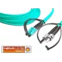 Lightwin kabel światłowodowy 10 m OM3 LC ST czarno-niebieski (LDP-50 LC-ST 10.0 OM3)