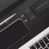 Ładowarka GaN 90W QOLTEC 52420 USB-C PD 5–20V 3A/4.5A wyjście, wejście 220–240V, kabel 1,8 m, czarna