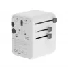 Adapter podróżny GEMBIRD TPA-2A3C70-01-W — wtyczka typu I, 3× USB-C (70W), 2× USB-A (18W), 100–250V, biały