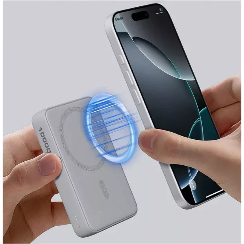 Przenośny powerbank PB-MS04 Biały 10000mAh