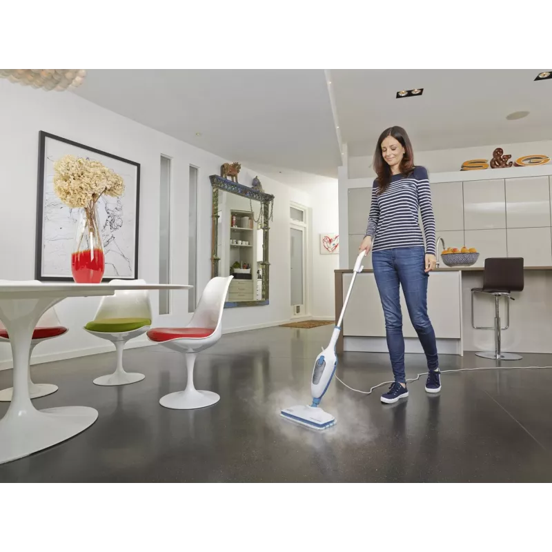 Mop parowy Black & Decker FSM13E1 0,38 L 1300 W Niebieski, Biały