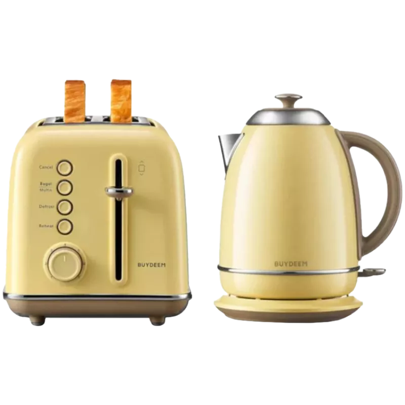 BUYDEEM Toster 2-kromkowy, model DT620E, kolor Mellow Yellow, EU