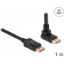 Kabel DisplayPort DeLOCK 87054 8K 60 Hz 1 m kątowy