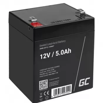 zielony Cell AGM27 Bateria UPS Szczelny kwasowo-ołowiowy (VRLA) 12 V 5 Ah
