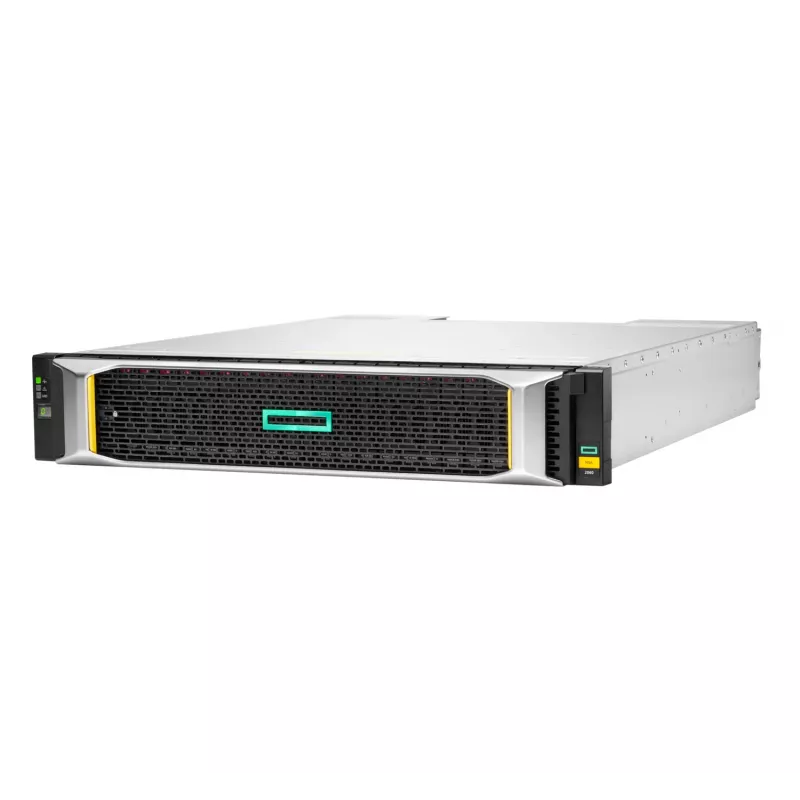 HPE MSA 2060 Disk Array 0 TB Rack 2U srebrny Czarny HDD SSD