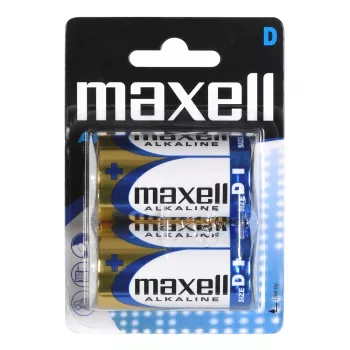 Bateria jednorazowa alkaliczna MAXELL D 1.5V (cylindryczna) — 2 szt., blister