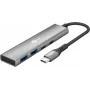 Goobay Slim 4-Port USB-Hub USB-C na USB-A 5 Gbit/s - Plug USB 3.2 (76563)