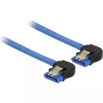 Kabel SATA DeLOCK 85096 0,3 m SATA 7-pin czarny niebieski