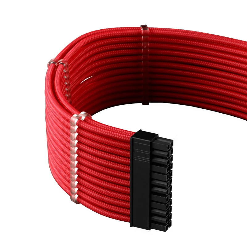 Zestaw przedłużaczy CableMod PRO ModMesh 12VHPWR — czerwony
