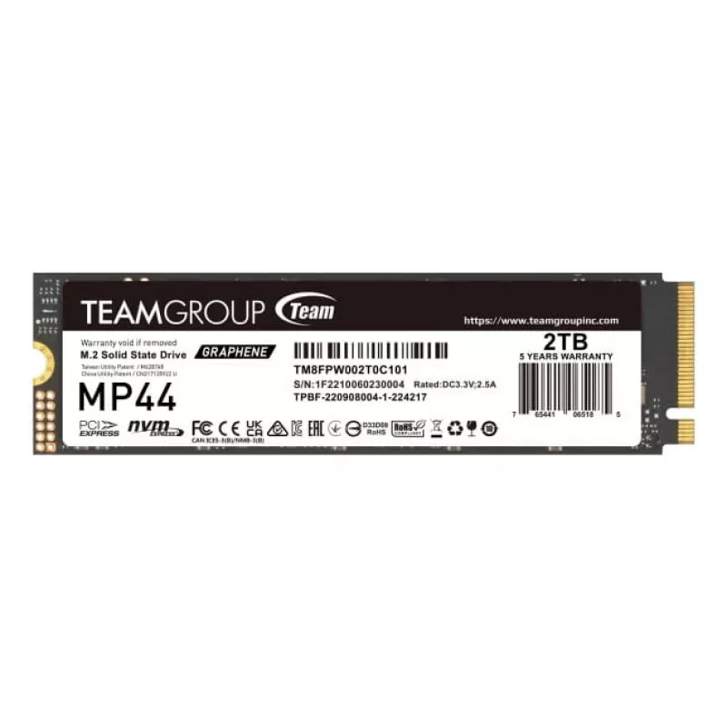 Dysk SSD Team Group 2 TB M.2 PCI Express 4.0 NVMe MP44