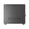 Szafa rack LANBERG FF01-6222-12B 22U 600x1200 mm czarna z przeszklonymi drzwiami przednimi i tylnymi