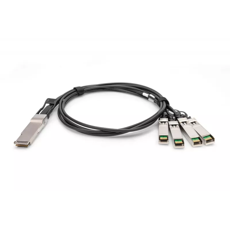 Bezpośredni kabel połączeniowy Digitus DN-81325 40G QSFP+ na 4XSFP+ 5m