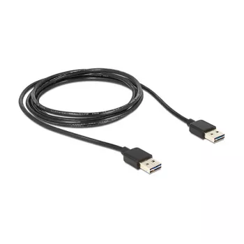 Kabel USB DeLOCK 1m USB 2.0 A czarny