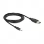Kabel audio USB 2.0-A/2,5 mm DeLOCK 83788