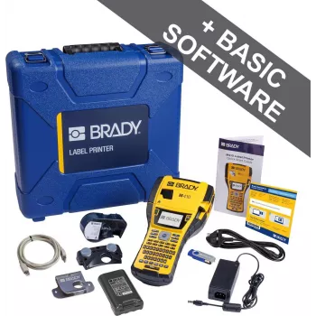 Brady Corporation M410-KIT-EU mobilna drukarka etykiet termotransferowa QWERTY 300 dpi maks. - Drukarka (177184)