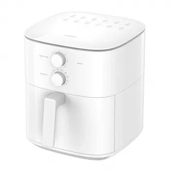 Frytkownica na gorące powietrze Xiaomi MAF13 — 6 l, 1550 W, 12 programów, 80–200°C, wyjmowana misa z powłoką nieprzywierającą, biała