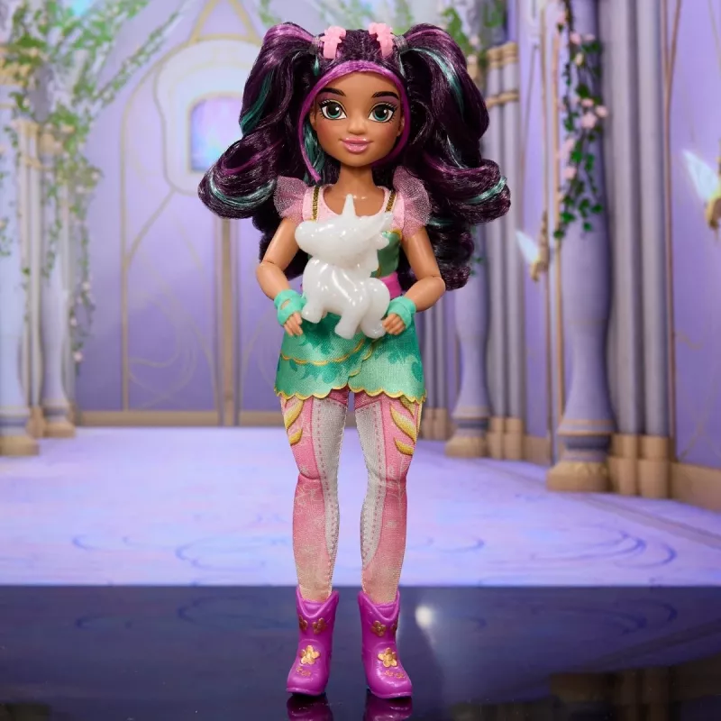 Lalka modowa Spinmaster Unicorn Academy Ava model 6072649 – lalka modowa z zestawem tematycznych ubrań i akcesoriów