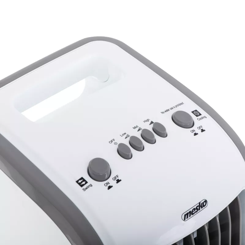 Mesko MS 7918 Chłodziarka powietrza 3w1, wolnostojąca, 3 tryby pracy: chłodzenie, oczyszczanie, nawilżanie, Biały | Mesko | Chłodziarka powietrza 3w1 | MS 7918 | Biały
