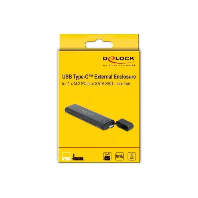 Obudowa SSD DeLOCK 42635 Czarna M.2