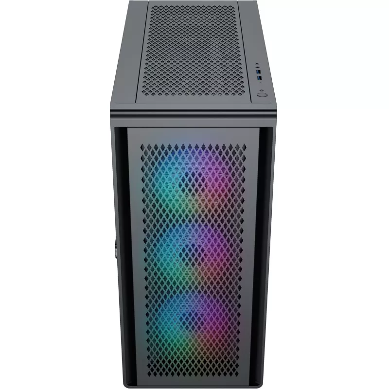 Obudowa PC Silentware Air 100 Czarny — obudowa mid-tower kompatybilna z ATX, wykończona na czarno