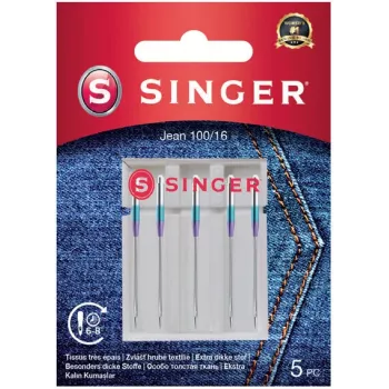 Igły do maszyny do szycia SINGER 100/16 Model 250053603 — opakowanie 5 szt.