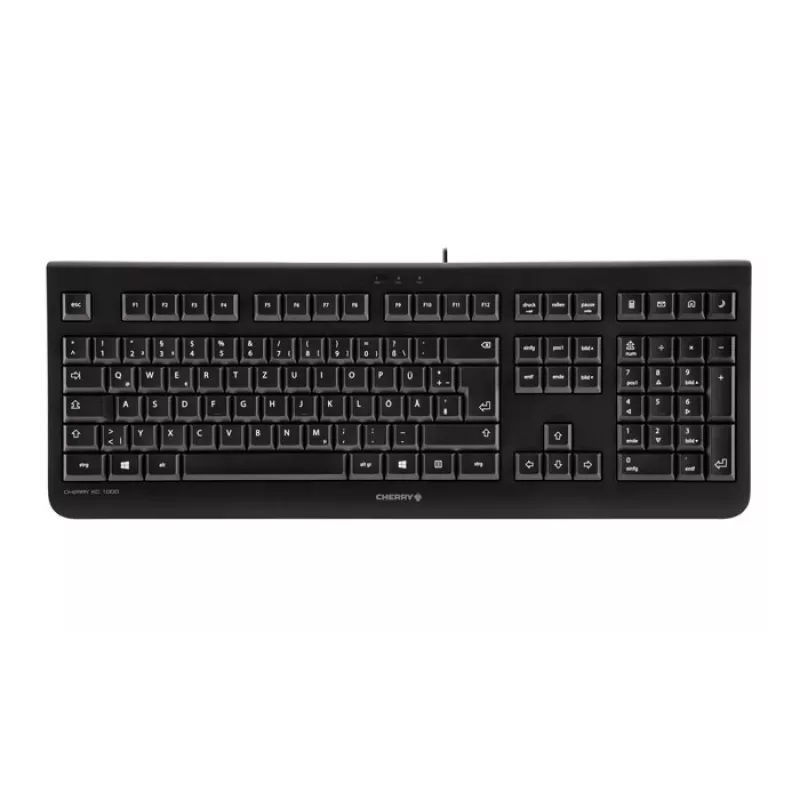 CHERRY KC 1000 klawiatura Uniwersalna Przewodowa USB QWERTY Włoska Czarna