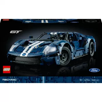 LEGO 42154 Technic 2022 Ford GT Zestaw Modelu Samochodu dla Dorosłych do Złożenia