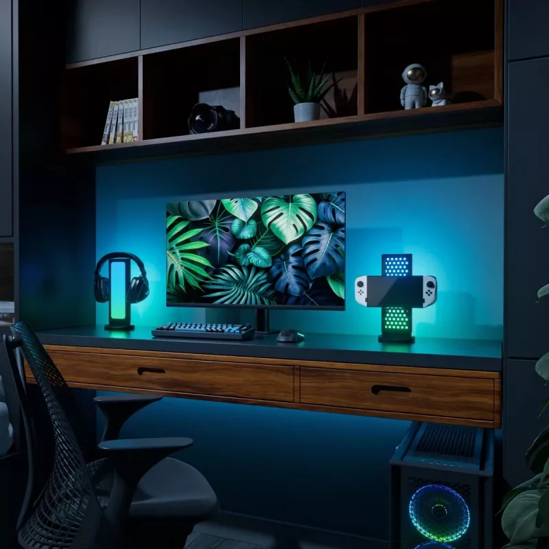 Nanoleaf Pegboard Lighted Desk Dock