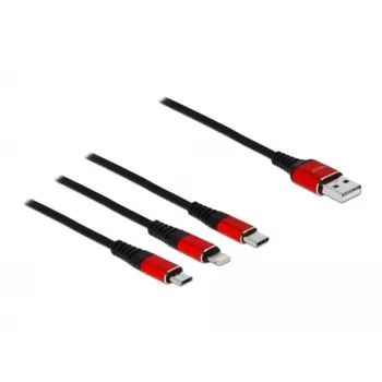 Delock 3 w 1 kabel do ładowania - 30 cm