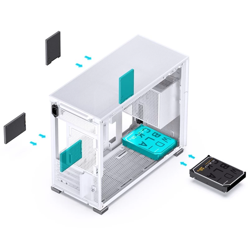 Obudowa PC Jonsbo D31 MESH Midi Tower Biała