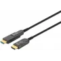 Manhattan HDMI to Micro HDMI Plenum-Rated kabel, 4K@60Hz (Premium High Speed), 100m, Active, Detachable HDMI Male (Type A), Male to Male, Czarny, Gold Plated Contacts, Lifetime Warranty