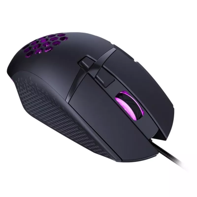 Lumi Legend WM03G-16 Mysz przewodowa, USB typu A, optyczna, 7200 DPI, czarna