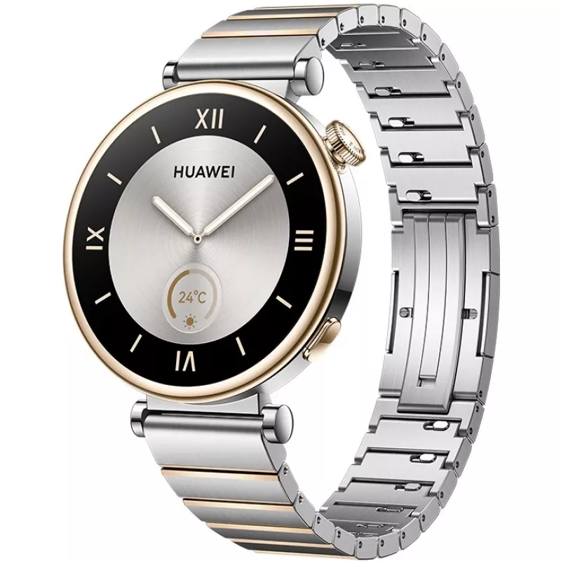 Huawei WATCH GT 4. Przekątna wyświetlacza: 3,35 cm (1.32), technologia ekranu: AMOLED, rozdzielczość wyświetlacza: 466 x 466 pikseli. Pamięć flash: 32 GB. WLAN. GPS. Bateria/pojemność baterii