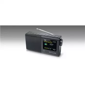 Przenośne radio muse M-117 DB — DAB/DAB+/FM, 3W RMS, 2,8 cala TFT, antena zewnętrzna, gniazdo 3,5 mm, 0,3 kg, czarne
