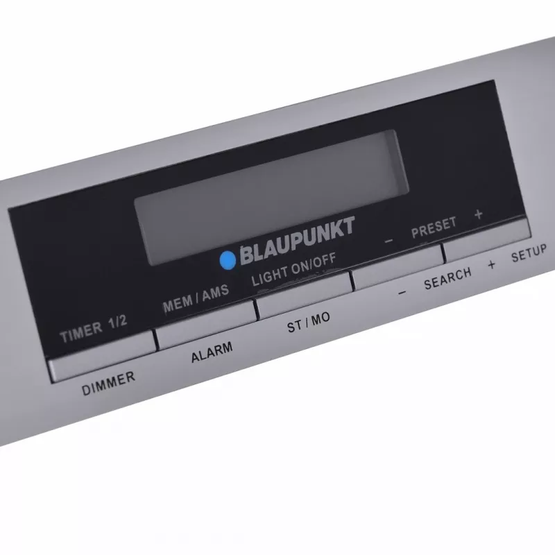 Radio kuchenne BLAUPUNKT KR14BT z Bluetooth, FM, wyświetlaczem LED, 2x0,8W, sieciowe/bateryjne, szare