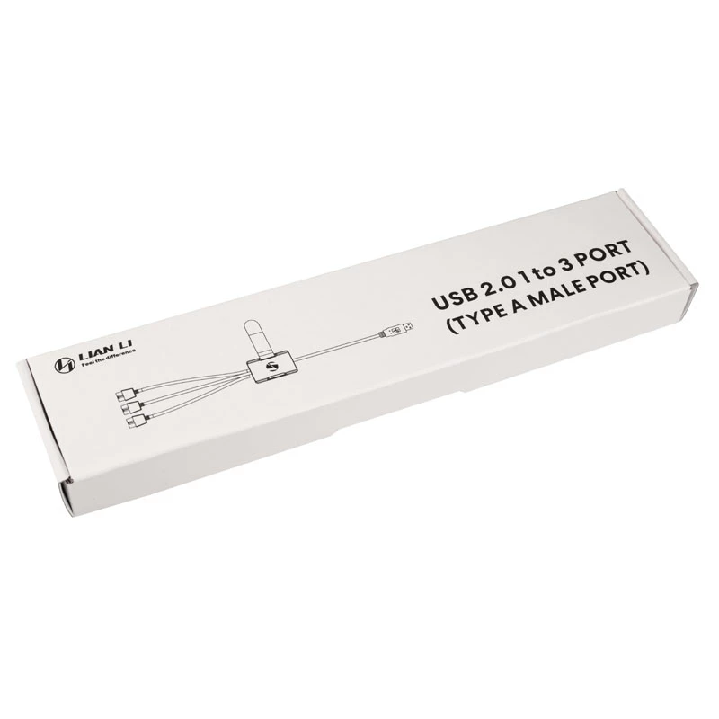 Lian Li PW-U2TPAW Hub USB Typ A Męski 1-na-3 IDC 9 pin